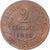Münze, Frankreich, Dupuis, 2 Centimes, 1916, Paris, SS+, Bronze, KM:841