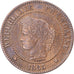 Frankrijk, 2 Centimes, Cérès, 1883, Paris, Bronzen, ZF+, Gadoury:105, KM:827.1
