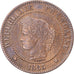 France, 2 Centimes, Cérès, 1883, Paris, Bronze, AU(50-53), Gadoury:105