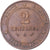 França, 2 Centimes, Cérès, 1883, Paris, Bronze, AU(50-53), Gadoury:105