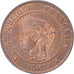 Munten, Frankrijk, Cérès, 2 Centimes, 1892, Paris, PR+, Bronzen, Gadoury:105