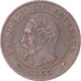 France, Napoleon III, 2 Centimes, 1855, Paris, Bronze, EF(40-45), Gadoury:103