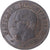 Moneda, Francia, Napoleon III, 2 Centimes, 1857, Marseille, BC+, Bronce