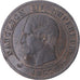 Moneta, Francia, Napoleon III, 2 Centimes, 1857, Marseille, MB, Bronzo