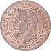 Munten, Frankrijk, Napoleon III, Napoléon III, 2 Centimes, 1861, Bordeaux, PR