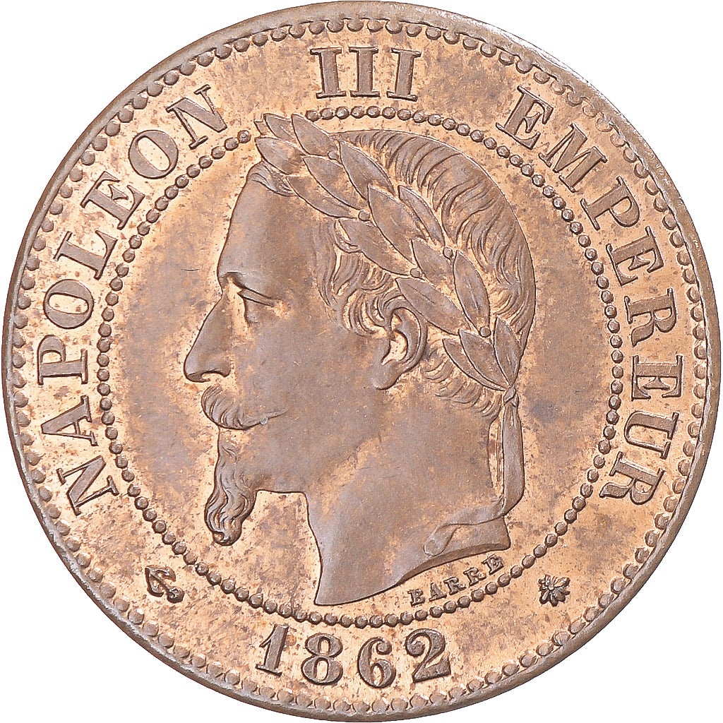 Coin, France, Napoleon III, Napoléon III, 2 Centimes, 1862, Paris, AU(55-58)