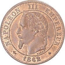 Coin, France, Napoleon III, Napoléon III, 2 Centimes, 1862, Paris, AU(55-58)