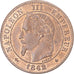 Münze, Frankreich, Napoleon III, Napoléon III, 2 Centimes, 1862, Paris, VZ