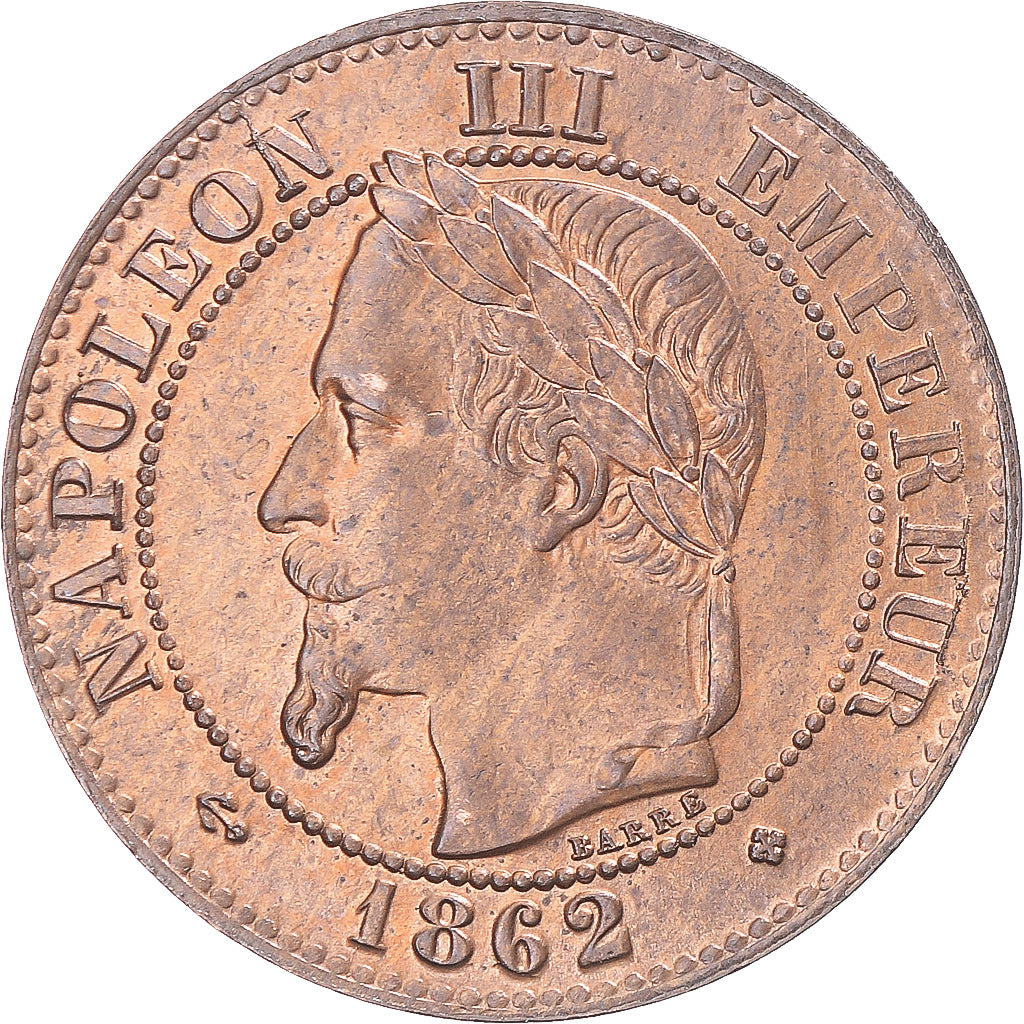Coin, France, Napoleon III, Napoléon III, 2 Centimes, 1862, Strasbourg