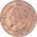 Munten, Frankrijk, Napoleon III, Napoléon III, 2 Centimes, 1862, Strasbourg