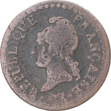 Moneta, Francia, Dupré, Centime, AN 7, Paris, B+, Bronzo, KM:646, Gadoury:76