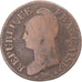 Moneta, Francja, Dupré, 5 Centimes, AN 8, Paris, VF(20-25), Brązowy, KM:640.1