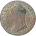 Münze, Frankreich, Dupré, 5 Centimes, AN 8, Strasbourg, S, Bronze, KM:640.4