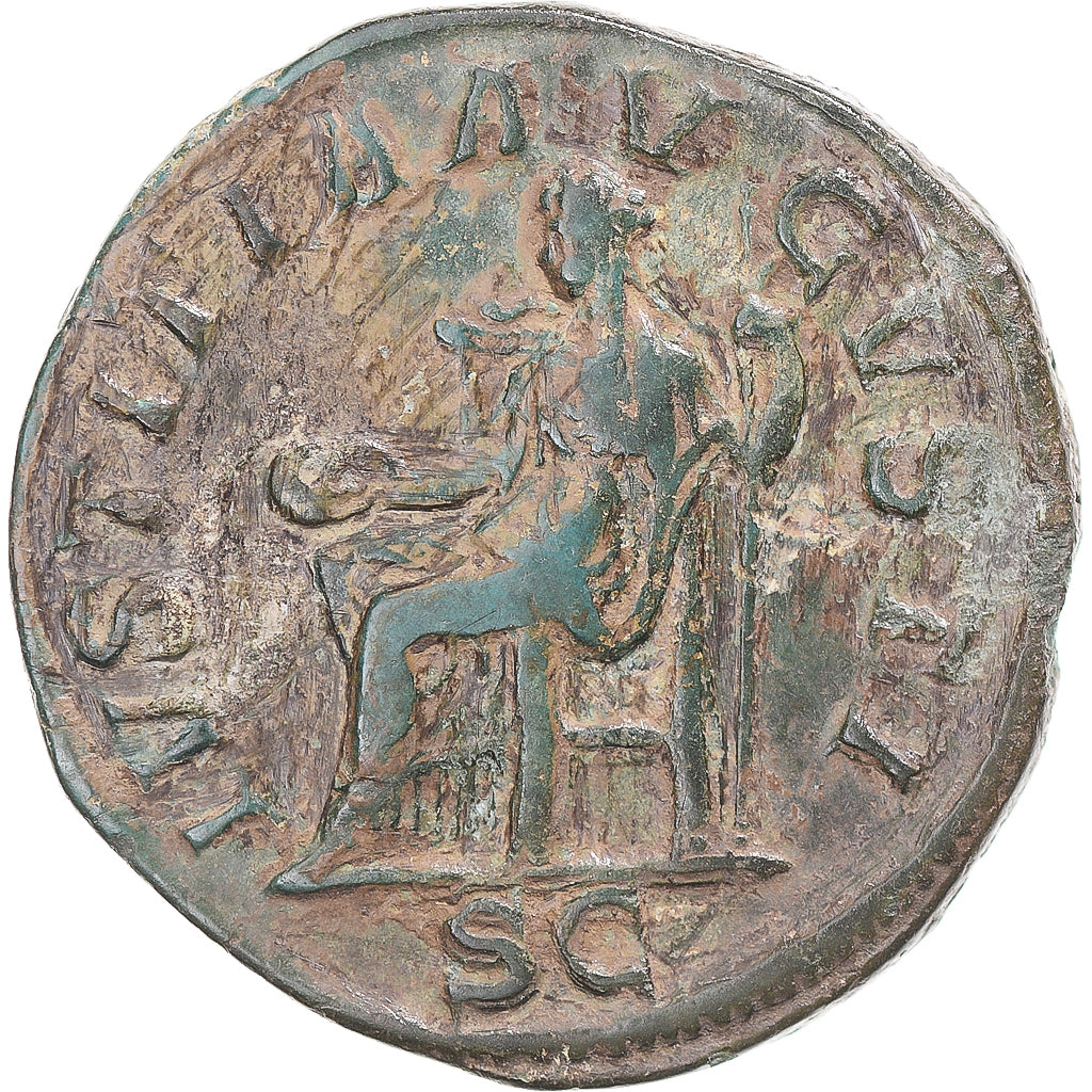 Münze, Severus Alexander, Sesterz, 222-231, Rome, SS, Kupfer, RIC:563b