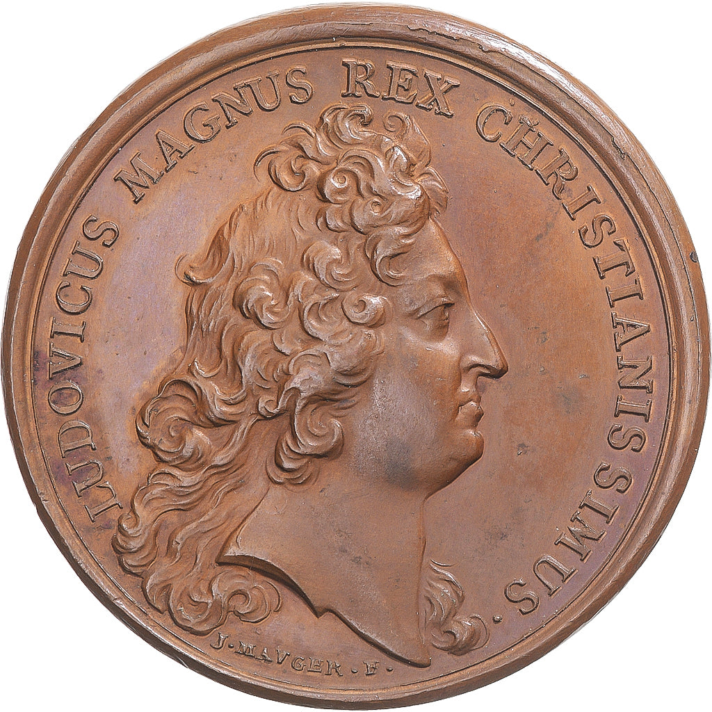 France, Medal, Louis XIV, Seconde Prise de Besançon, History, 1674, Mauger