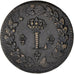 Moneda, Francia, Louis XVIII, Decime, 1815, Strasbourg, MBC, Bronce, KM:701