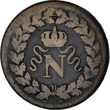Monnaie, France, Napoléon I, Decime, 1814, Strasbourg, point after date only
