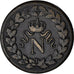 Coin, France, Napoléon I, Decime, 1814, Strasbourg, EF(40-45), Bronze, KM:700