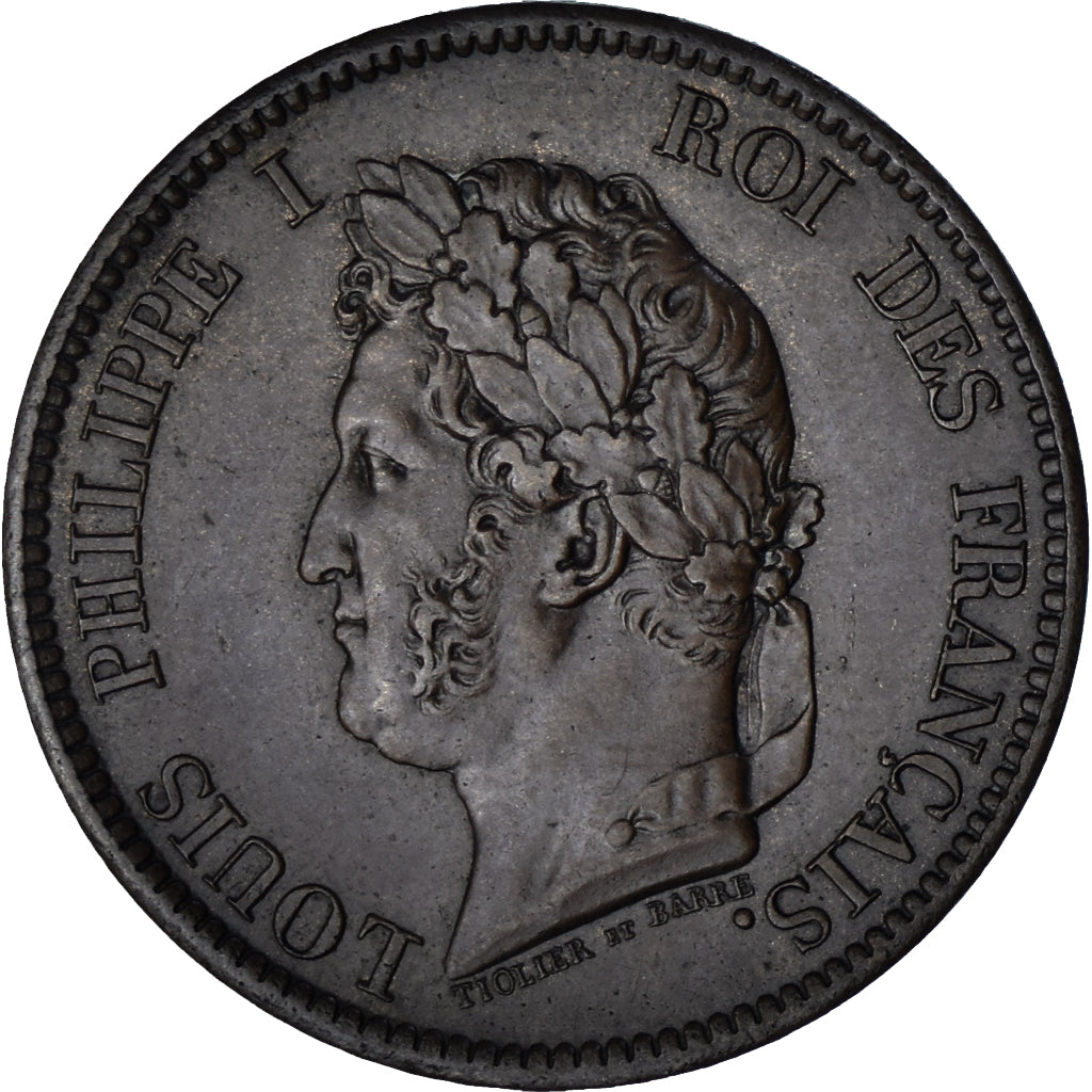 Moneta, KOLONIE FRANCUSKIE, Louis - Philippe, 5 Centimes, 1839, Paris