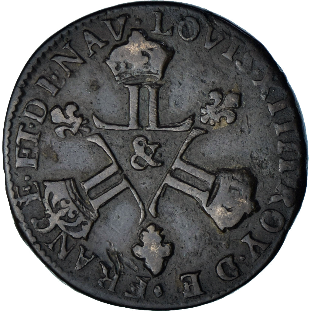 Munten, Frankrijk, Louis XIV, Six deniers dits « dardenne », 6 Deniers
