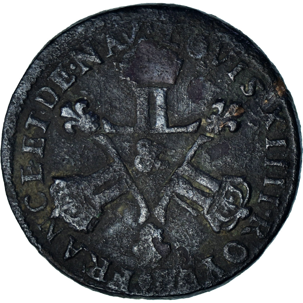 Munten, Frankrijk, Louis XIV, Six deniers dits « dardenne », 6 Deniers