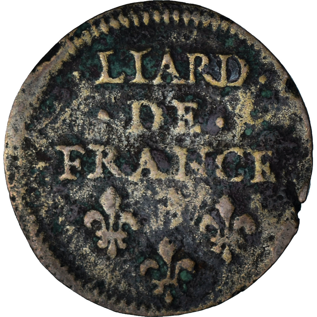 Coin, France, Louis XIV, Liard de France, 1657, Acquigny, VF(20-25), Copper