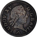 Munten, Frankrijk, Louis XV, Liard à la vieille tête, Liard, 1773, Lille, FR+