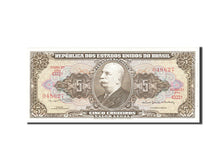 Banknote, Brazil, 5 Cruzeiros, 1964, Undated, KM:176d, UNC(65-70)