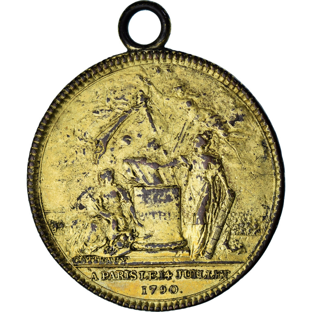 Francia, medaglia, Constitution, Confédération des François, Paris, 1790