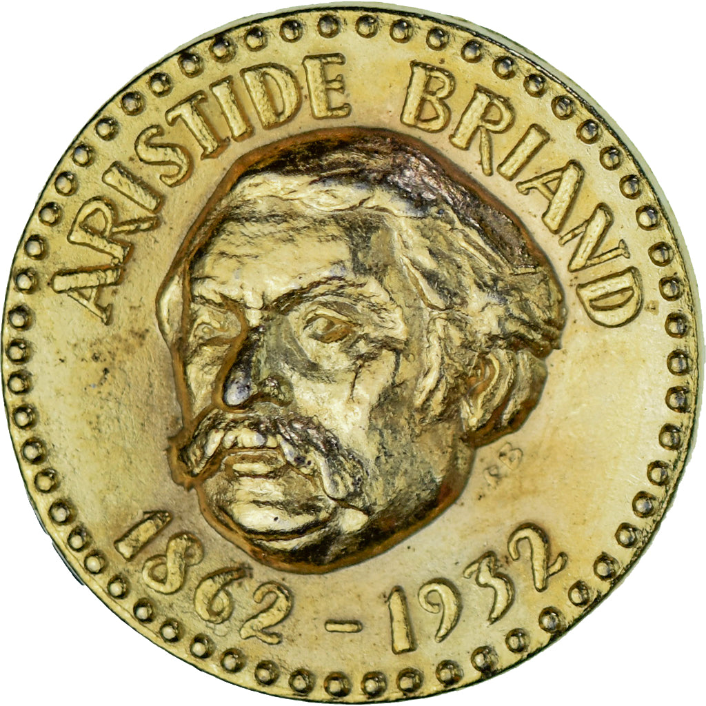 Frankreich, betaalpenning, Collection Total, Aristide Briand, Politics, 1970