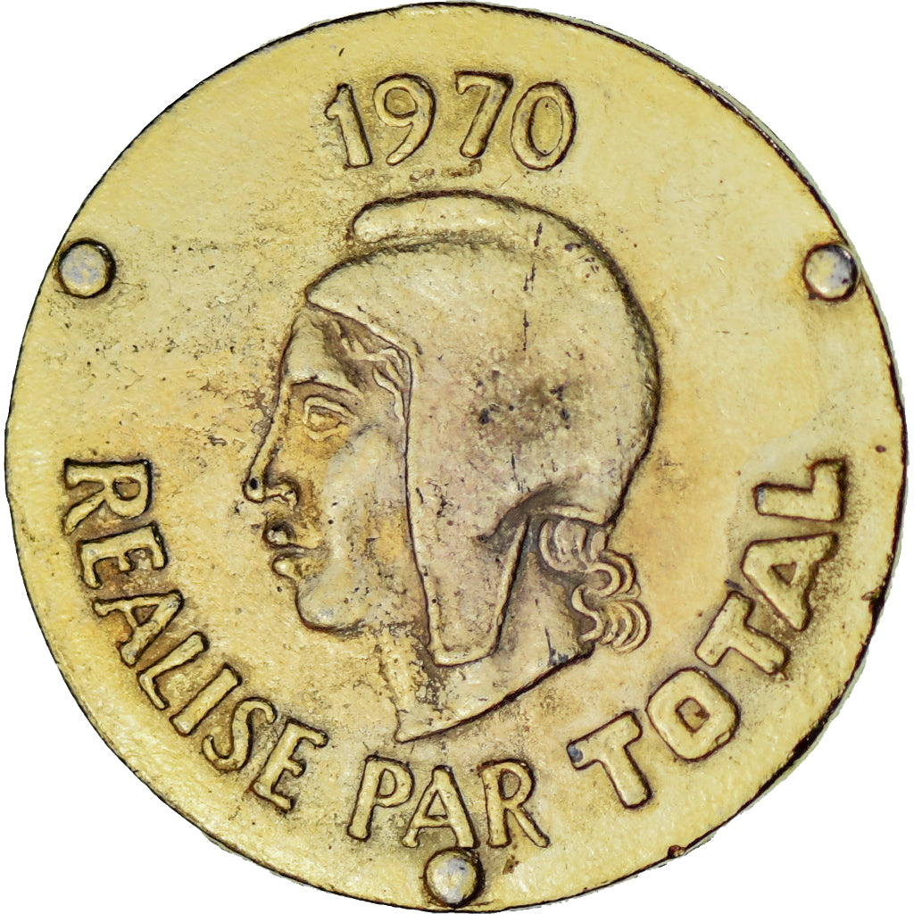 Frankreich, betaalpenning, Collection Total, Aristide Briand, Politics, 1970