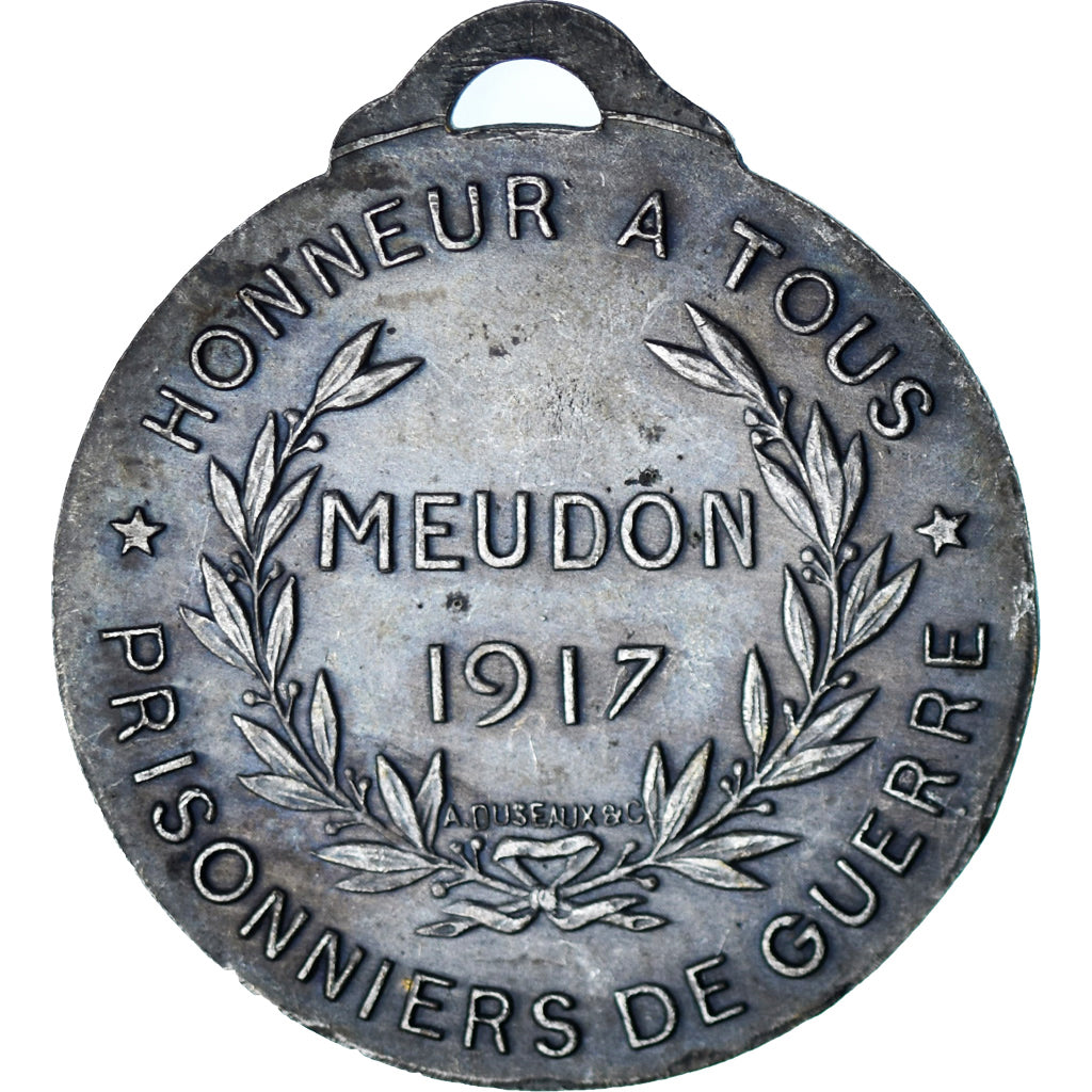 Francia, medalla, Verdun , On ne passe pas, WAR, 1917, Rasumny, MBC+, Cobre