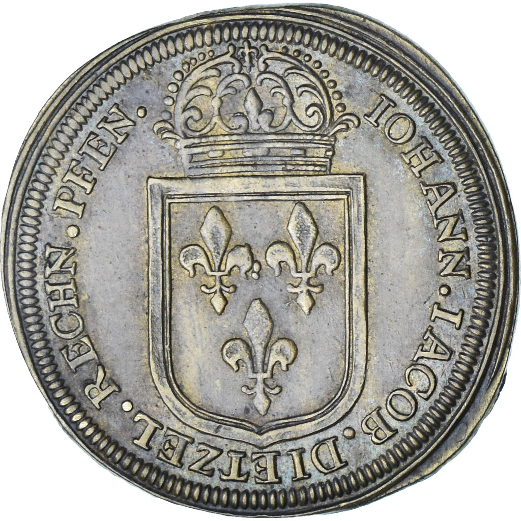 France, Token, Royal, Louis XIV, Nuremberg, Johann Jacob Dietzel, History