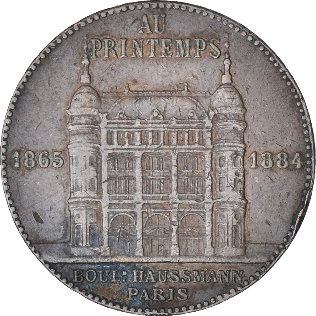 Frankreich, betaalpenning, Au Printemps, Jules Jaluzot, Paris, 1890, SS, Bronze