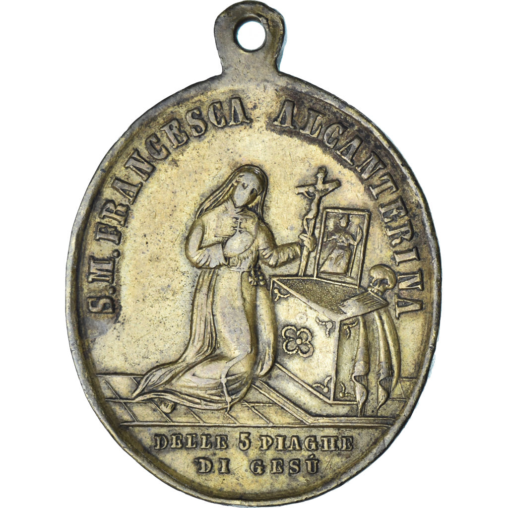 Italië, Medaille, Santo Gennaro V, S.M Francesca Alcanterina, Religions &