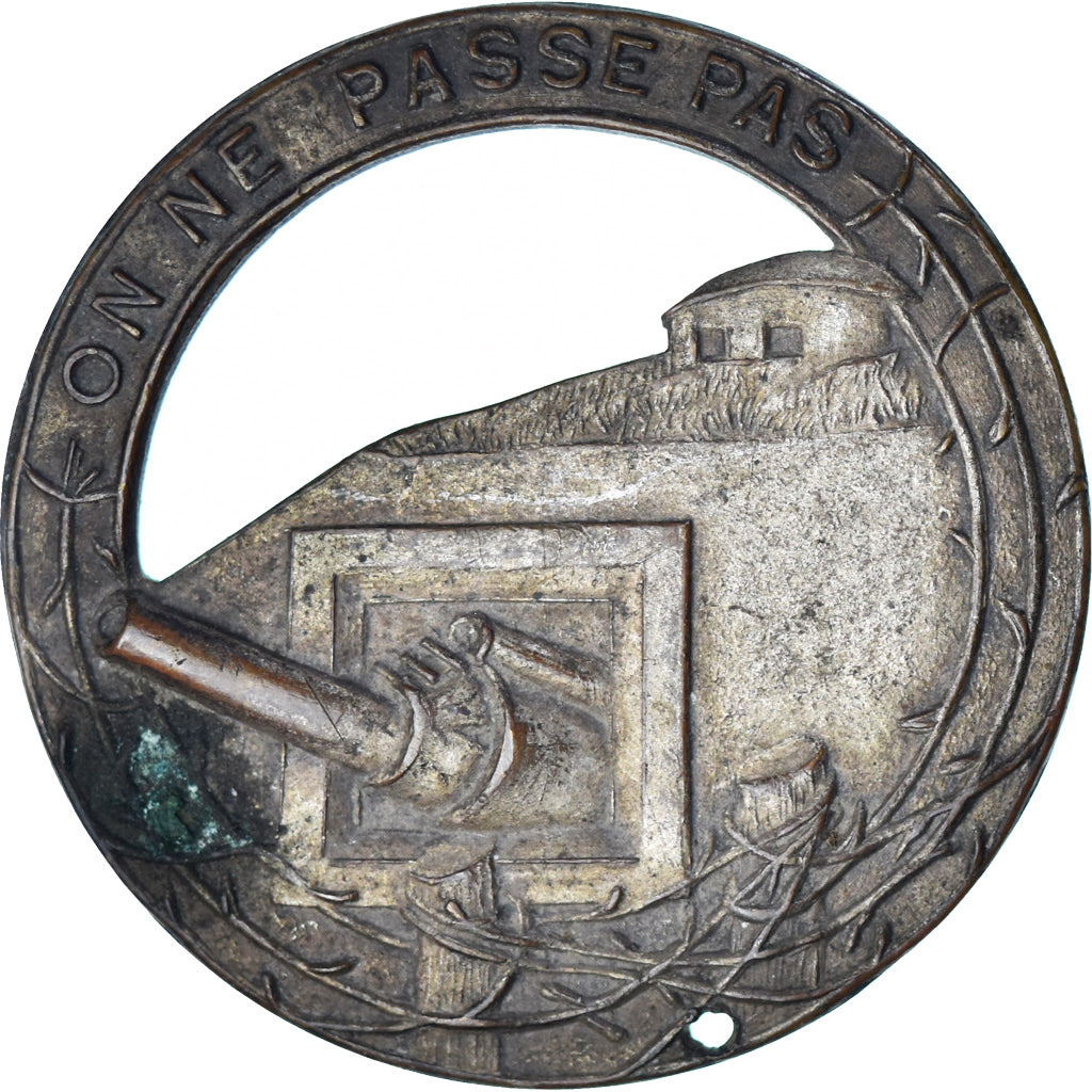 France, Medal, La Défense de Verdun, On ne passe pas, WAR, EF(40-45), Bronze