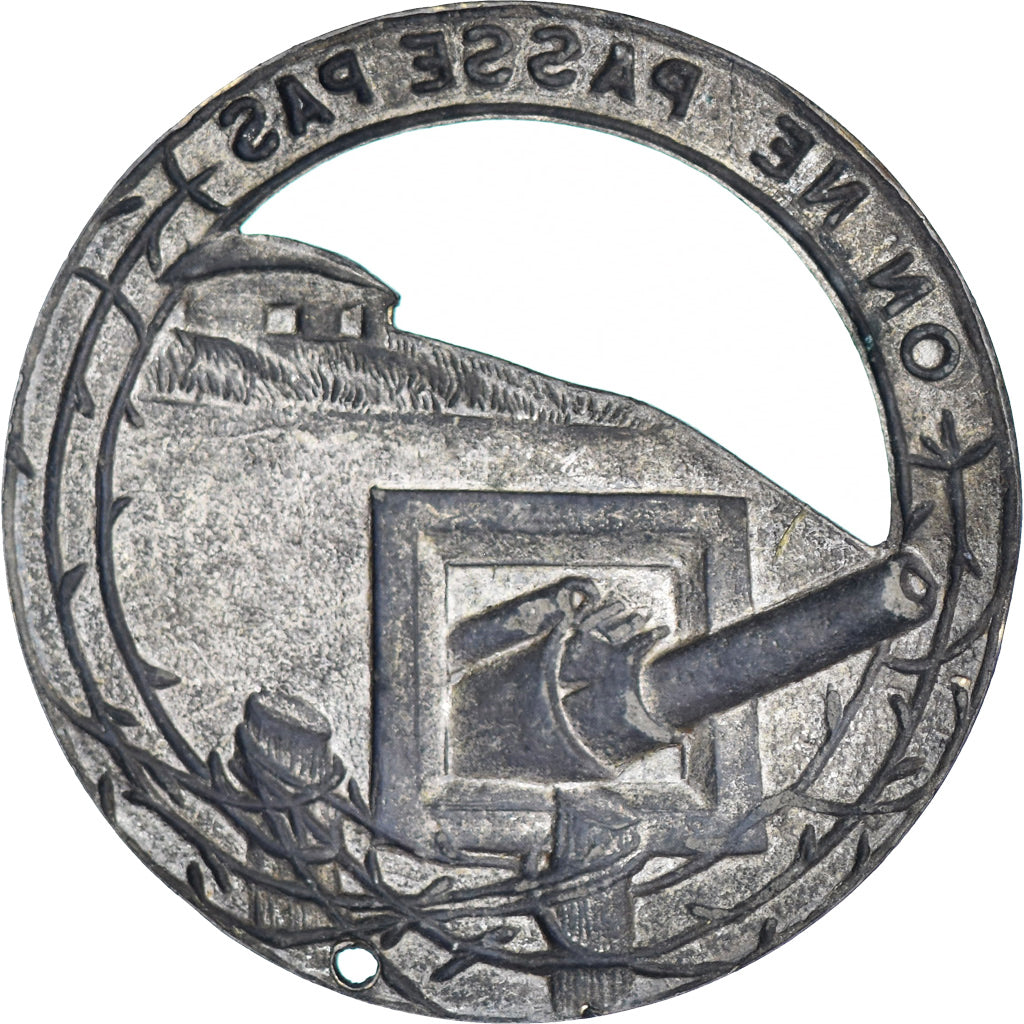 France, Medal, La Défense de Verdun, On ne passe pas, WAR, EF(40-45), Bronze