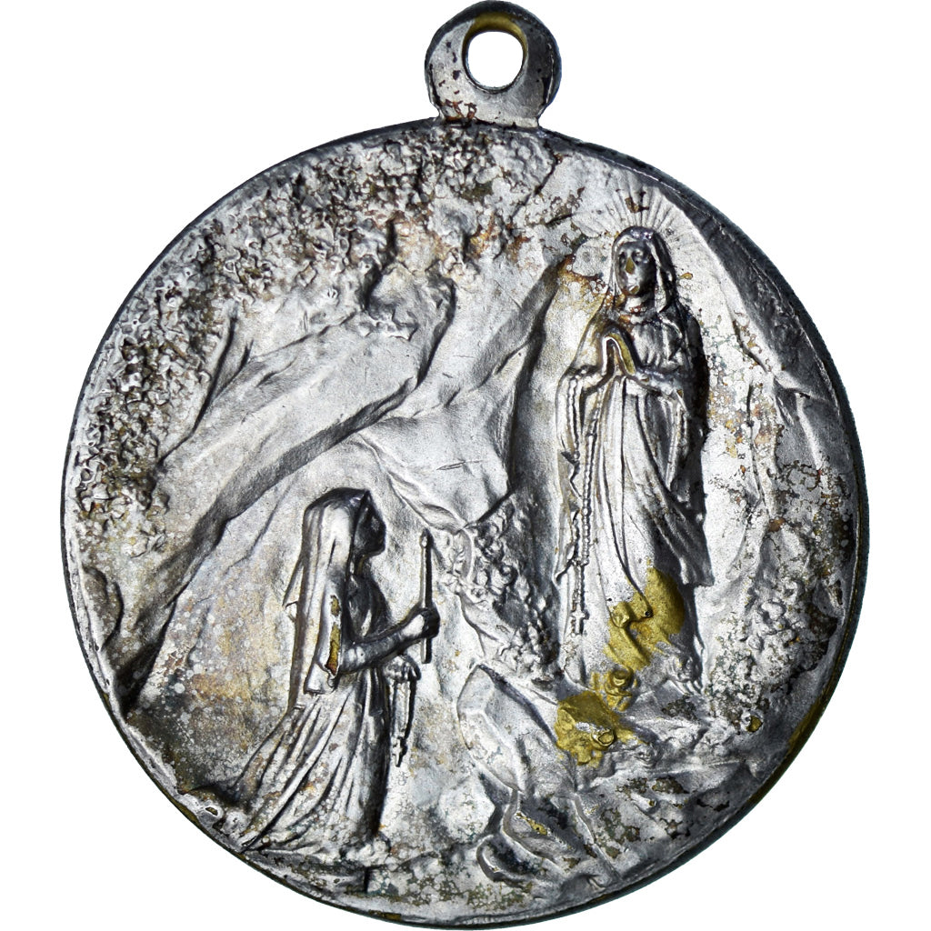 Francia, medaglia, Sanctuaire de Notre dame de Lourdes, Religions & beliefs, BB