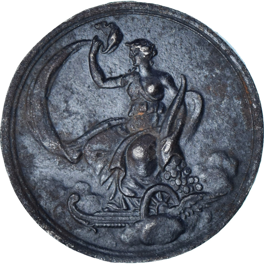 Duitsland, Token, Spieljeton, Whistmarken, ZF, Silvered Metal