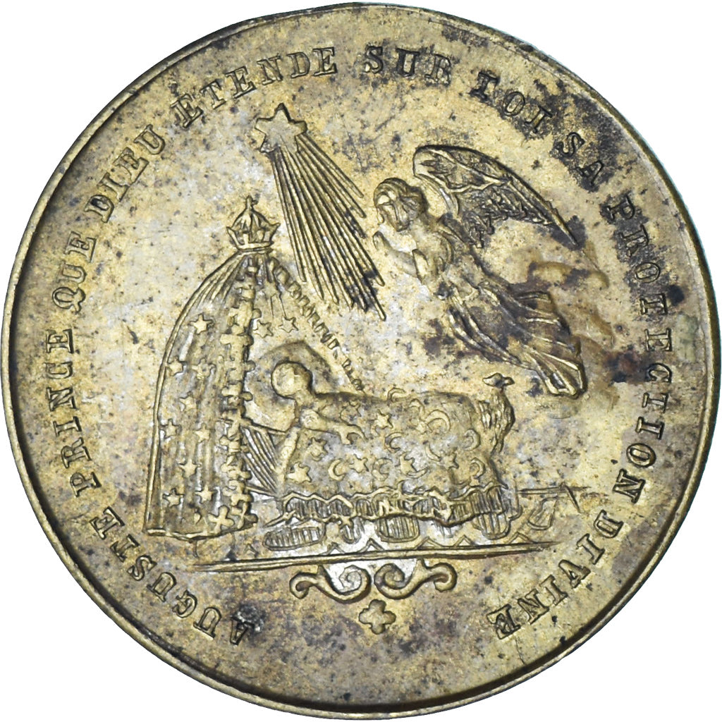 France, Médaille, Naissance de Napoléon Eugène Louis, Prince Impérial