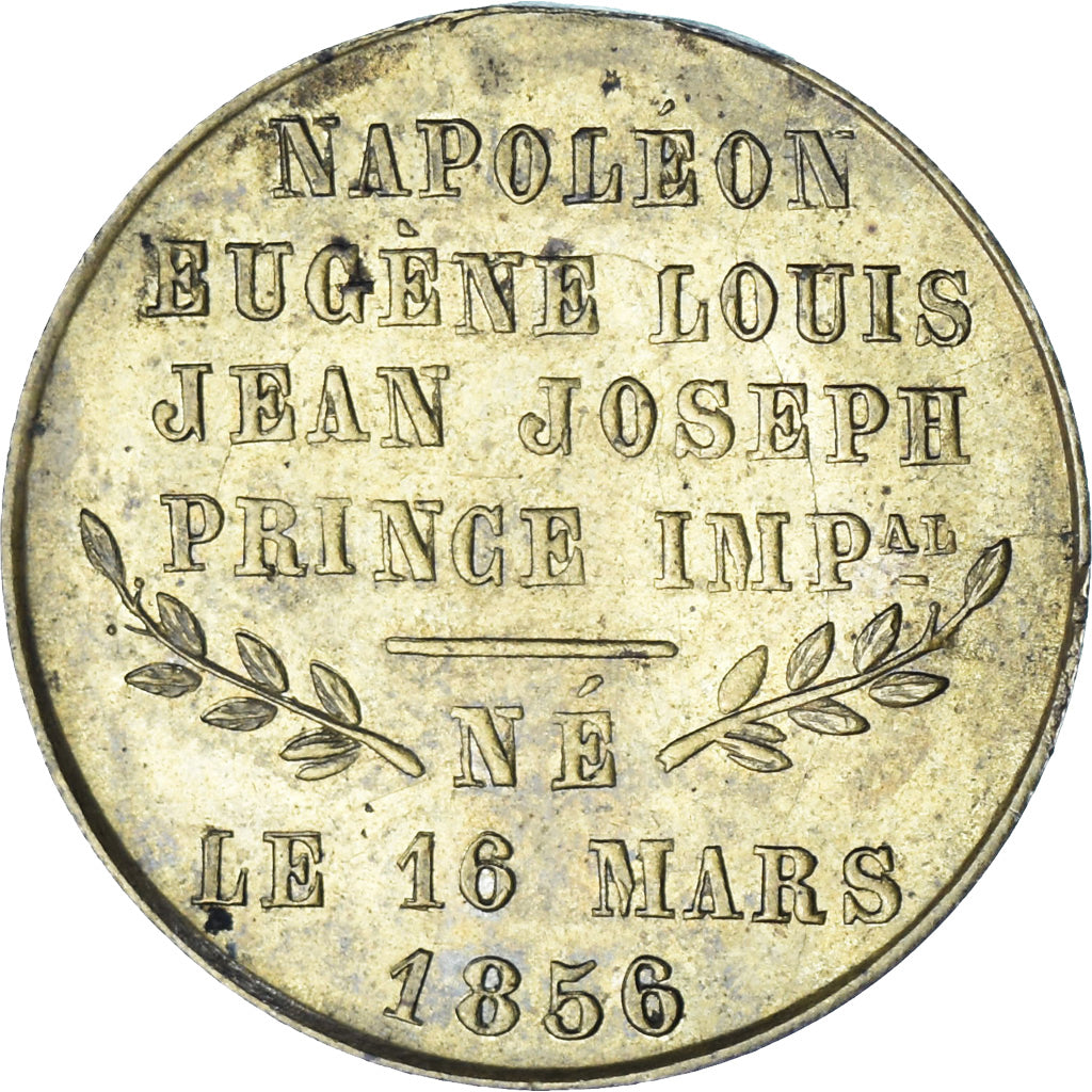 France, Médaille, Naissance de Napoléon Eugène Louis, Prince Impérial