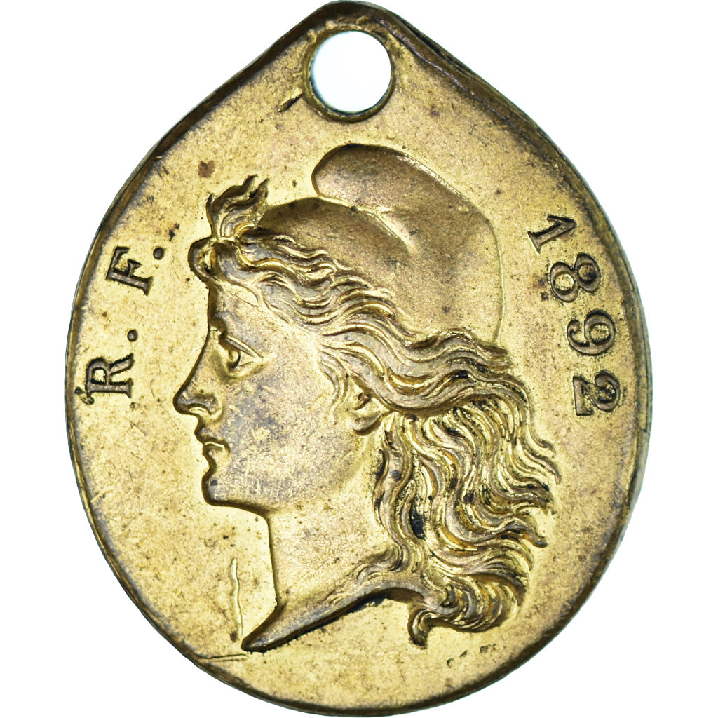 France, Medal, Centenaire de  la Première République, Politics, 1892