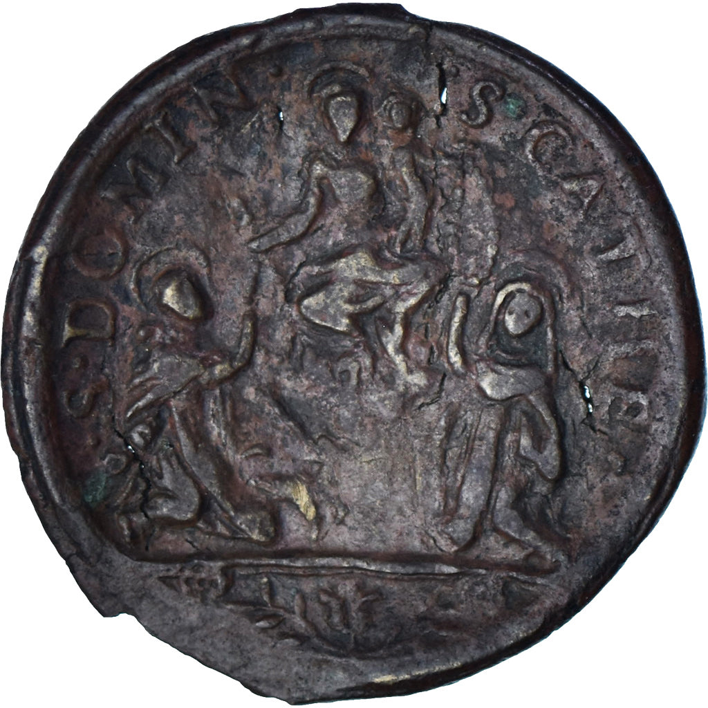 Italie, Médaille, Saint Dominique, Sainte Catherine d'Alexandrie, Religions &