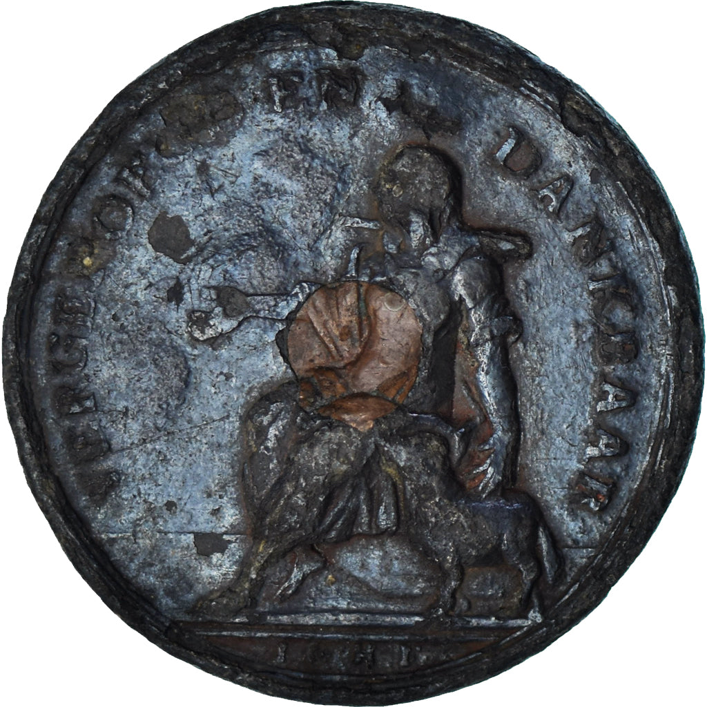 Netherlands, Token, Emergency Issues, Vergenoegd en dankbaar, 1752, F(12-15)
