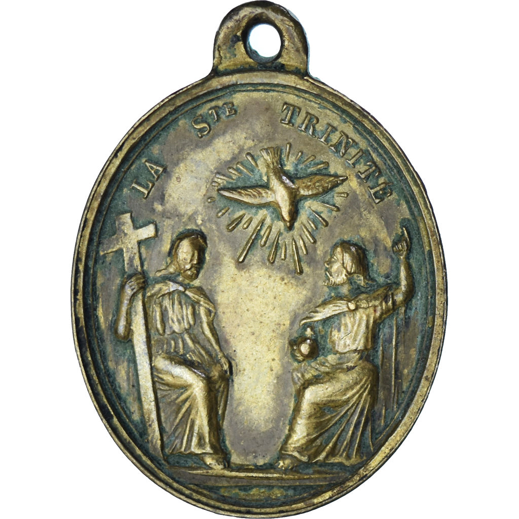França, medalha, La Sainte Famille, La Sainte Trinité, Crenças e religiões