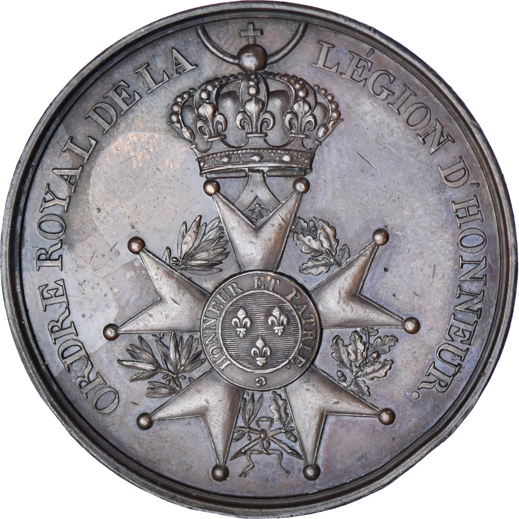 France, Medal, Henri IV, Ordre Royal de la Légion d'Honneur, History, Droz