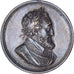 France, Medal, Louis XVIII, Restauration de la Statue d'Henri IV, History, 1817