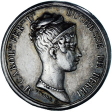 France, Medal, Caroline, Duchesse de Berri, Naissance du Duc de Bordeaux, 1820