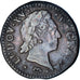 Coin, France, Louis XV, 1/2 Sol à la vieille tête, 1772, Montpellier