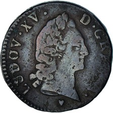 Coin, France, Louis XV, 1/2 Sol d'Aix, 1768, Aix, VF(30-35), Copper